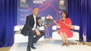 Nigel Barker and Svetlana Kim at the Macy's APA Heritage Month Event